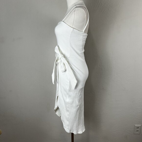 Lovers and Friends Arlo Midi Slit Sarong Wrap Dress Sleeveless White Size XS - Picture 5 of 11